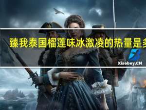 臻我 泰国榴莲味冰激凌的热量是多少