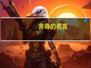 舍得的名言