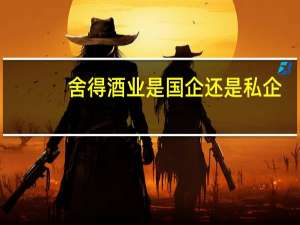 舍得酒业是国企还是私企