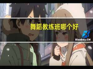 舞蹈教练班哪个好