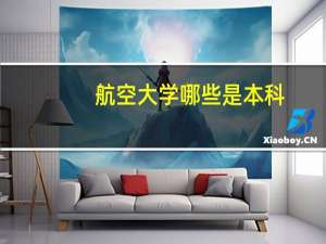 航空大学哪些是本科