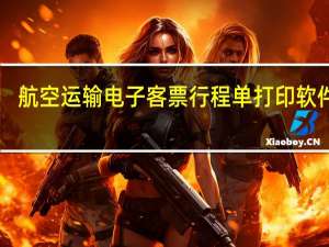 航空运输电子客票行程单打印软件 V2.0 官方版（航空运输电子客票行程单打印软件 V2.0 官方版功能简介）