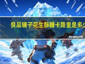 良品铺子 花生酥糖卡路里是多少