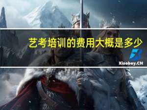 艺考培训的费用大概是多少
