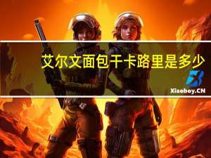 艾尔文 面包干卡路里是多少