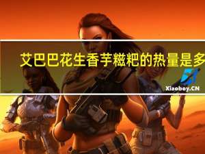 艾巴巴 花生香芋糍粑的热量是多少