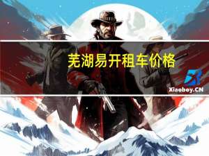 芜湖易开租车价格