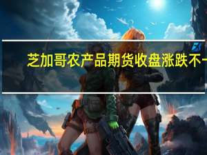 芝加哥农产品期货收盘涨跌不一