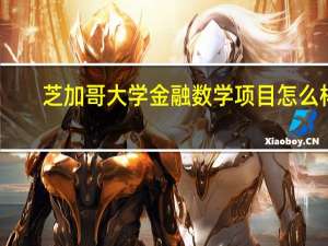芝加哥大学金融数学项目怎么样
