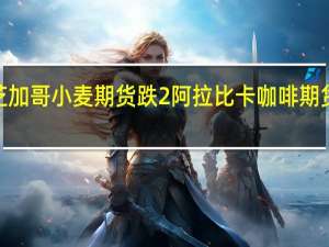 芝加哥小麦期货跌2%阿拉比卡咖啡期货跌超4%