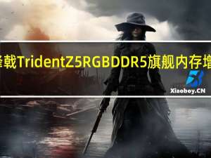 芝奇宣布幻锋戟TridentZ5RGBDDR5旗舰内存增加全新的白色配色