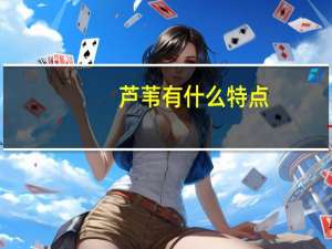 芦苇有什么特点