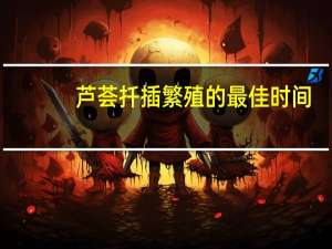 芦荟扦插繁殖的最佳时间