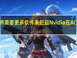芯片行业将需要更多软件来赶超Nvidia在AI方面的领先优势