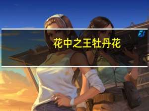 花中之王牡丹花,花中皇后月季花（花中之王）