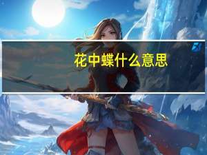 花中蝶什么意思