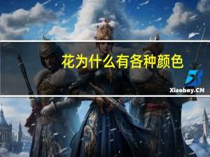 花为什么有各种颜色