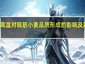 花后高温对弱筋小麦品质形成的影响及其生理机制(关于花后高温对弱筋小麦品质形成的影响及其生理机制简述)