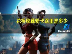 花桥牌 藕粉卡路里是多少