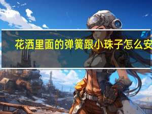 花洒里面的弹簧跟小珠子怎么安装