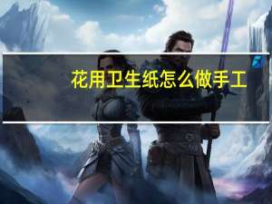花用卫生纸怎么做手工