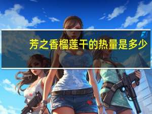 芳之香 榴莲干的热量是多少