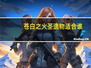 苍白之火圣遗物适合谁