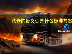 苍老的反义词是什么标准答案（苍老的反义词）