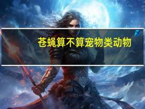苍蝇算不算宠物类动物
