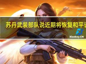 苏丹武装部队说近期将恢复和平谈判
