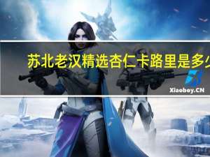 苏北老汉 精选杏仁卡路里是多少