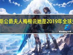 苏塞克斯公爵夫人梅根说她是2019年全球受骗最多的人