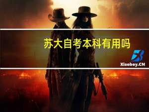 苏大自考本科有用吗