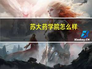 苏大药学院怎么样