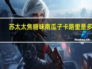 苏太太 焦糖味南瓜子卡路里是多少