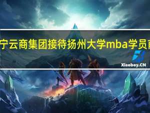 苏宁云商集团接待扬州大学mba学员前来访问
