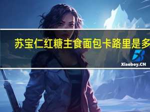 苏宝仁 红糖主食面包卡路里是多少