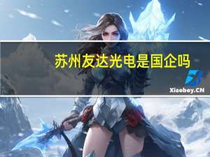 苏州友达光电是国企吗