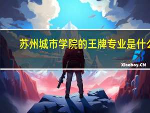 苏州城市学院的王牌专业是什么