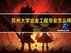 苏州大学冶金工程专业怎么样