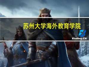 苏州大学海外教育学院