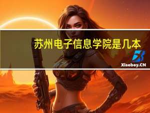 苏州电子信息学院是几本