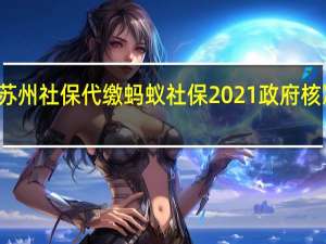 苏州社保代缴 蚂蚁社保2021政府核准机构（苏州社保代缴）