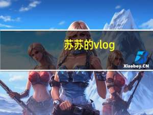 苏苏的vlog（苏苏-主持人简介）