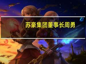 苏豪集团董事长周勇（苏豪鸿）