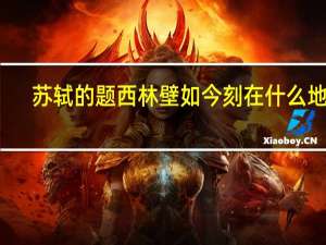 苏轼的题西林壁如今刻在什么地方（苏轼的 题西林壁 如今刻在( )）