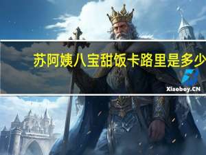 苏阿姨 八宝甜饭卡路里是多少