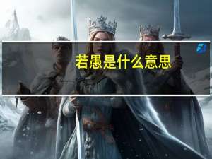 若愚是什么意思