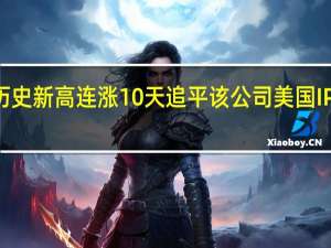 英伟达创收盘历史新高连涨10天追平该公司美国IPO以来最长连涨天数