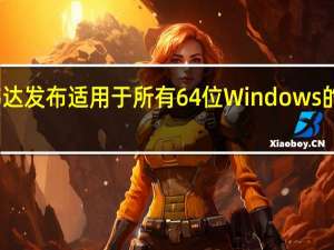 英伟达发布适用于所有64位Windows的固件工具